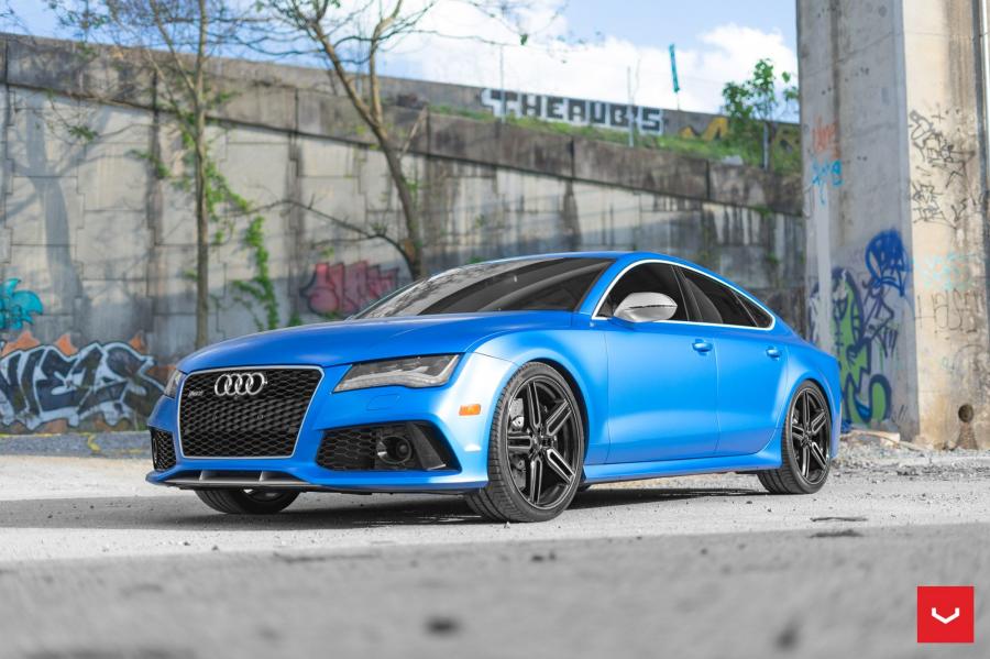  Audi RS7 Sportback on Vossen Wheels (HF-1) 2018 года  (фото 1 из 24)